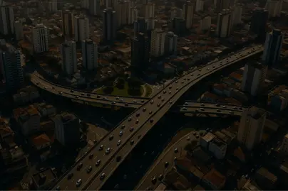 Vista da cidade de Guarulhos